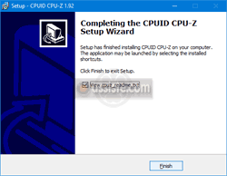 CPU-Z (lecteur des identifiants et sondes des composants PC) - installation