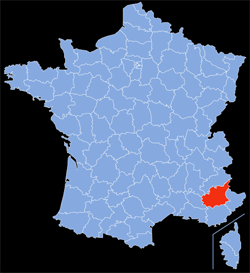 Département : 04 - Alpes-de-Haute-Provence - Localisation sur la carte