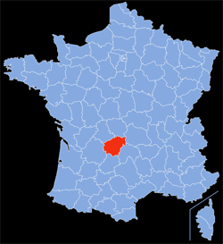 Département : 19 - Corrèze - Localisation sur la carte