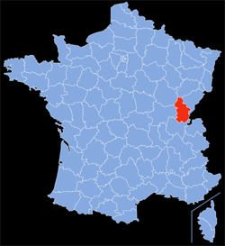 Département : 39 - Jura - Localisation sur la carte