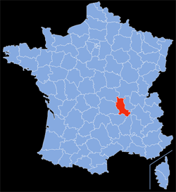 Département : 42 - Loire - Localisation sur la carte