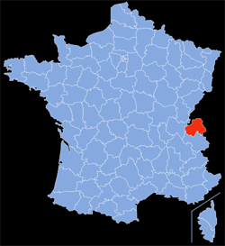Département : 74 - Haute-Savoie - Localisation sur la carte