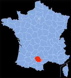 Département : 81 - Tarn - Localisation sur la carte