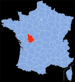 Département : 86 - Vienne - Localisation sur la carte