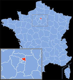 Département : 94 - Val-de-Marne - Localisation sur la carte