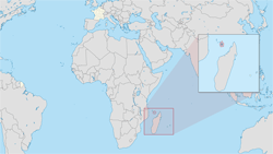 Département et région d'outre-mer : 976 - Mayotte - Localisation sur la carte