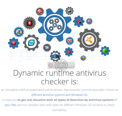 DynCheck Dynamic AV checker (dyncheck.com) Antivirus multimoteurs gratuits en ligne