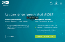 ESET Online Scanner (eset.com) Antivirus monomoteurs gratuits en ligne