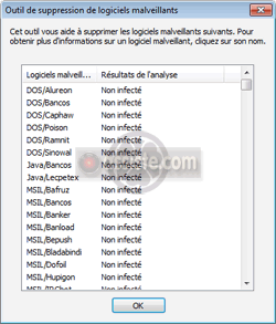Microsoft MSRT (« Malicious Software Removal Tool » - « Outil de suppression de logiciel malveillant »)
