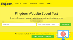Pingdom Tools (pingdom.com) Analyse de la vitesse de chargement d'une page Web