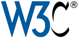 Logo du W3C - World Wide Web Consortium<br>Organisme de normalisation de WWW