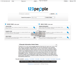 123people (123people.com) Moteur de recherche - Search engine