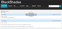 BlackShades (bshades.eu) Antivirus multimoteurs gratuits en ligne