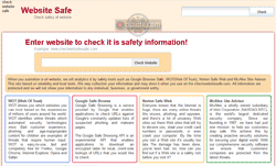 Check Website Safe - Web-réputation d'un site Web