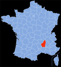 Département : 07 - Ardèche - Localisation sur la carte