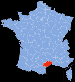 Département : 34 - Hérault - Localisation sur la carte