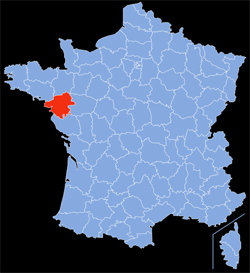 Département : 44 - Loire-Atlantique - Localisation sur la carte
