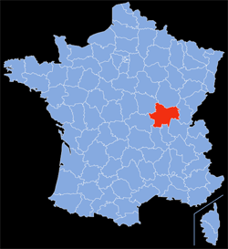 Département : 71 - Saône-et-Loire - Localisation sur la carte