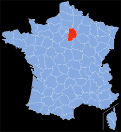 Département : 77 - Seine-et-Marne - Localisation sur la carte