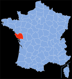 Département : 85 - Vendée - Localisation sur la carte