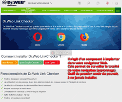 DrWeb LinkChecker - Web-réputation d'un site Web