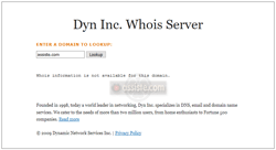 DynDns (dyndns.org) Whois - Domain name search - recherches Whois
