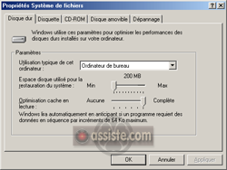Restauration système : FIFO Windows Me