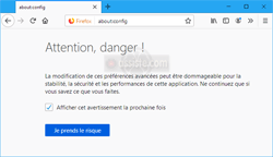 Firefox - Alerte About: