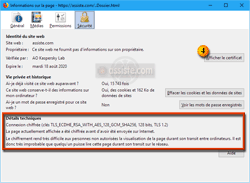 Firefox - Acceder aux informations du certificat SSL/TLS en l'absence de SSLeuth - étape 4