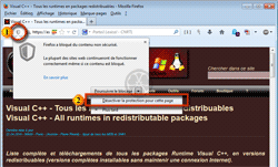 Firefox – Certains contenus ne s'affichent plus, certains liens ne s'ouvrent plus.