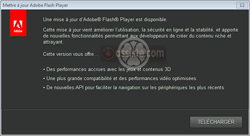 Adobe Flash Player - Mise à jour (ici l'annonce de la mise à jour 15.0.0.189) 
