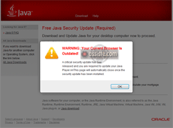 Java Fausses mises à jour - Octobre 2013