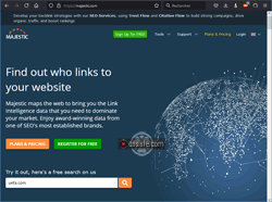 Link Explorer (majestic.com) Webmasters tools