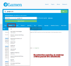 Lumen - Web-réputation d'un site Web