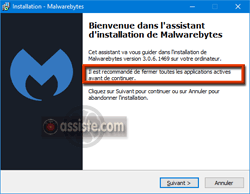 Installation de Malwarebytes Anti-Malware (MBAM)