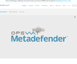 MetaDefender Cloud (opswat.com) Antivirus multimoteurs gratuits en ligne