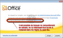 Microsoft Office Starter 2010 se comporte en Adware