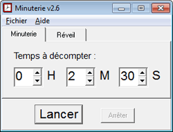Minuterie (logiciel gratuit)