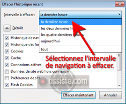 Navigation privée dans Firefox - logo de rappel que la fenêtre est une « fenêtre de navigation privée »