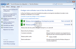 Comment accéder à l'activation du pare-feu de Windows - Panneau de configuration > Pare-feu Windows