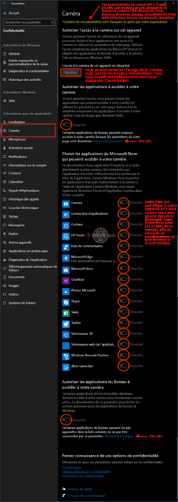 Paramètres de confidentialité Windows - étape 08