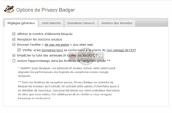 Privacy Badger - Principes généraux