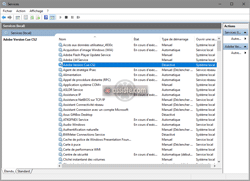 Présence du Service Windows « Adobe Version Cue CS2 » (« Adobe Version Cue CS2 (Adobe Creative Suite 2) ») dans le Registre Windows