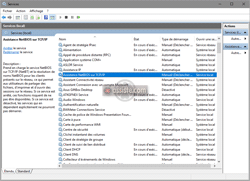 Présence du Service Windows « lmhosts » (« Assistance NetBIOS sur TCP/IP ») dans le Registre Windows