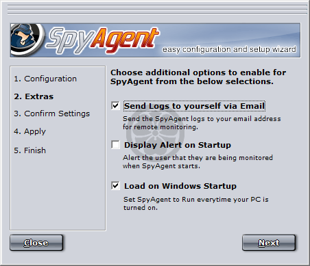 Spytech SpyAgent - Keylogger - Installation