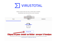 VirusTotal (virustotal.com) Multiantivirus gratuit en ligne