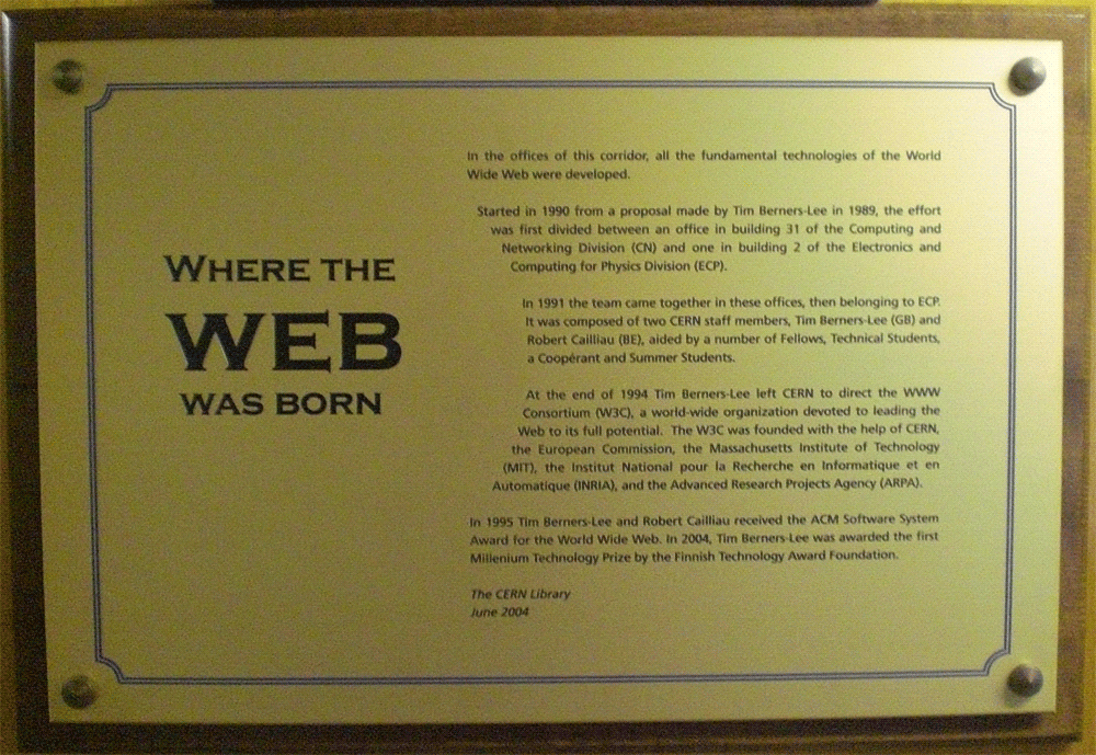 Naissance du Web : Naissance du WWW le 06 Août 1991