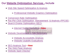 Website Speed Optimization (websiteoptimization.com) Analyse de la vitesse de chargement d'une page Web