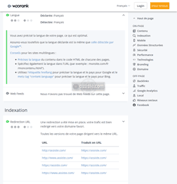 WooRank (woorank.com) Analyse de la vitesse de chargement d'une page Web